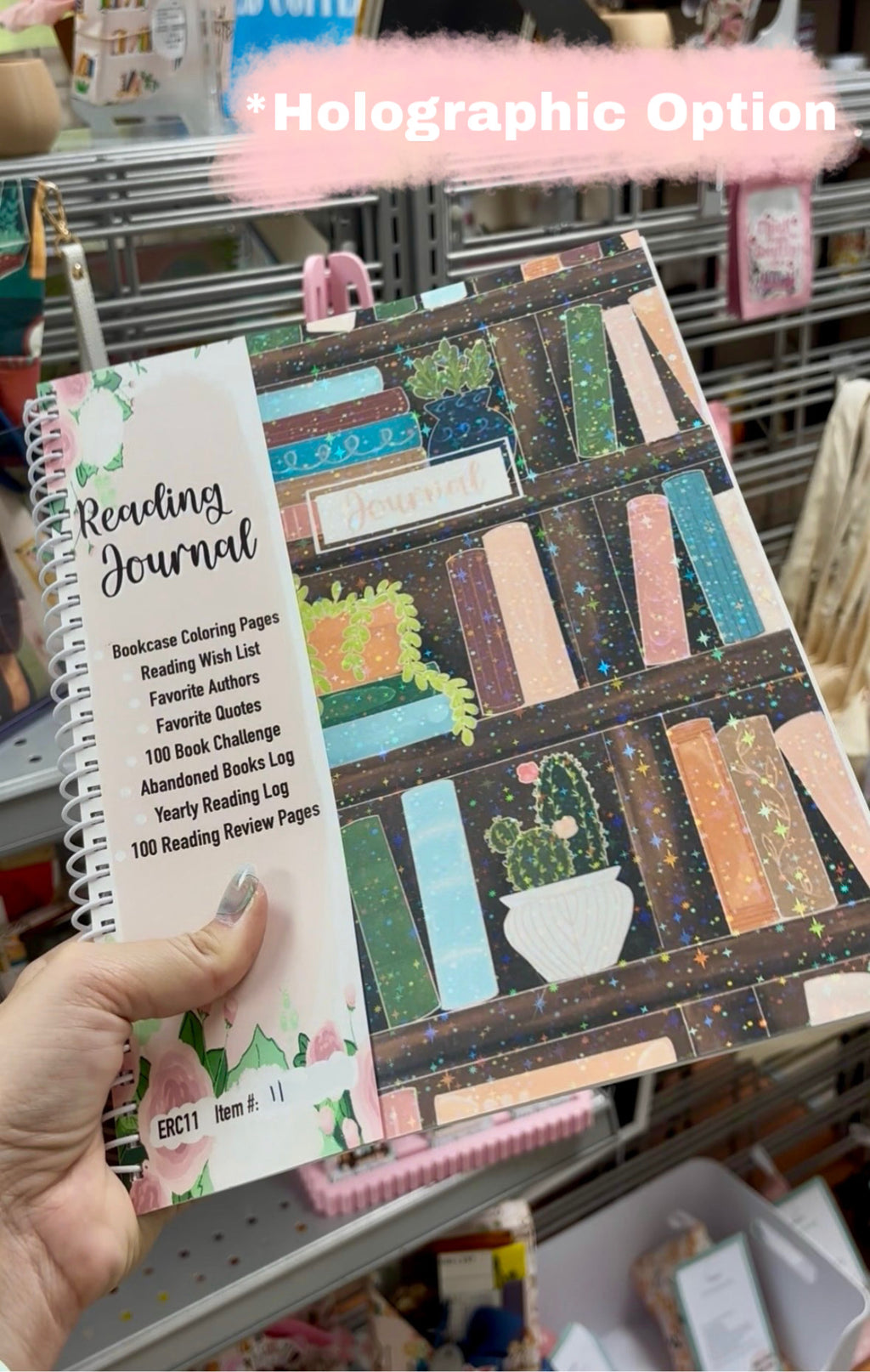 Reading Journal - Yearly Tracking - Book Lovers Gift