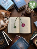 Crochet Flower Bookmark - Fuchsia - Book Lover Gifts
