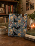 Book Sleeve Cover - Blue Dragon - Book Lover Gifts