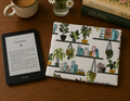 Books and Plants Kindle Sleeve | E-Reader Cover | Book Lover Gift