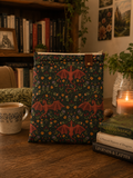 Book Sleeve Cover - Floral Dragon - Book Lover Gifts