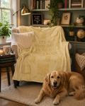 Bookish Throw Blanket - Good Day to Read - Book Lover Gift
