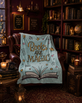 Bookish Throw Blanket - Books are Magic - Book Lover Gift