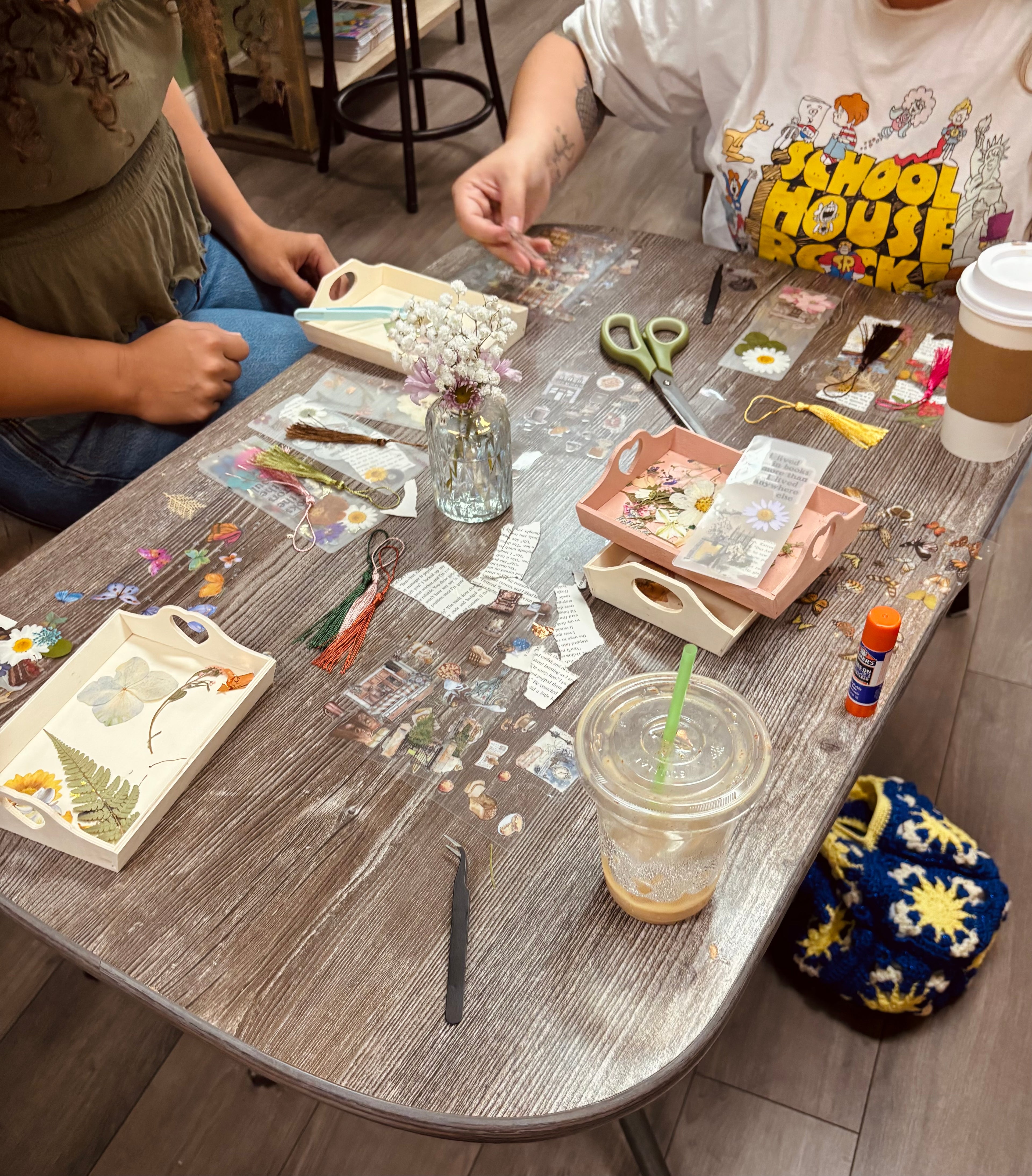 Pressed Flower Bookmark Making Class