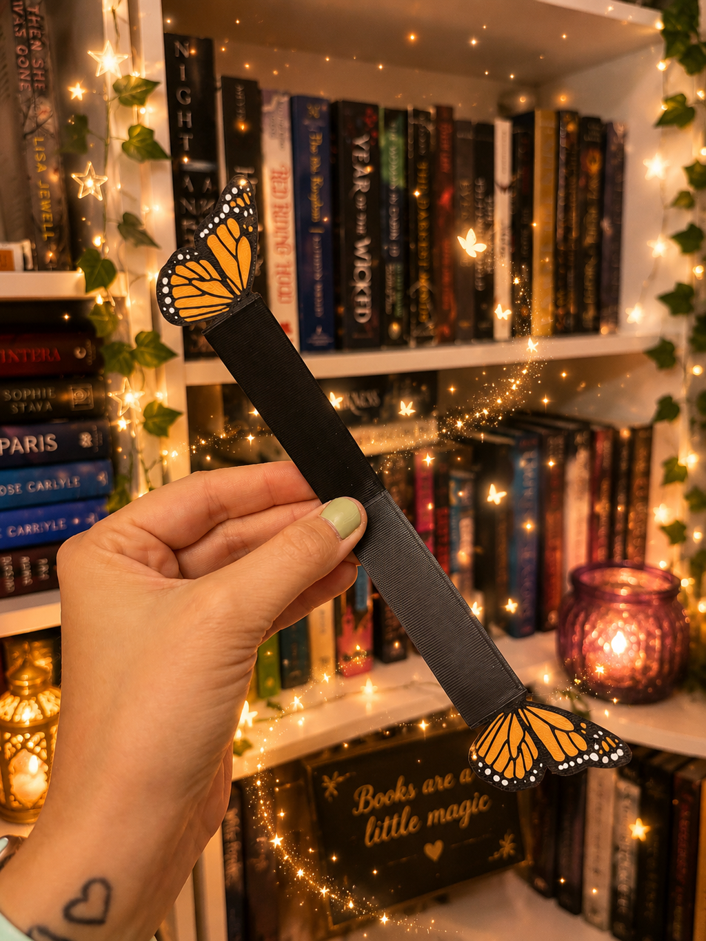 Monarch Butterfly Bookmark - Magical Bookmark - Book Lover Gifts