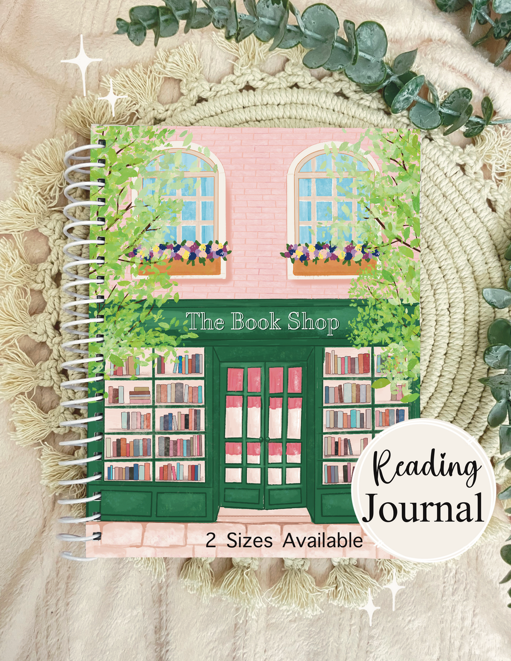 Reading Journal - Yearly Tracking - Book Lovers Gift