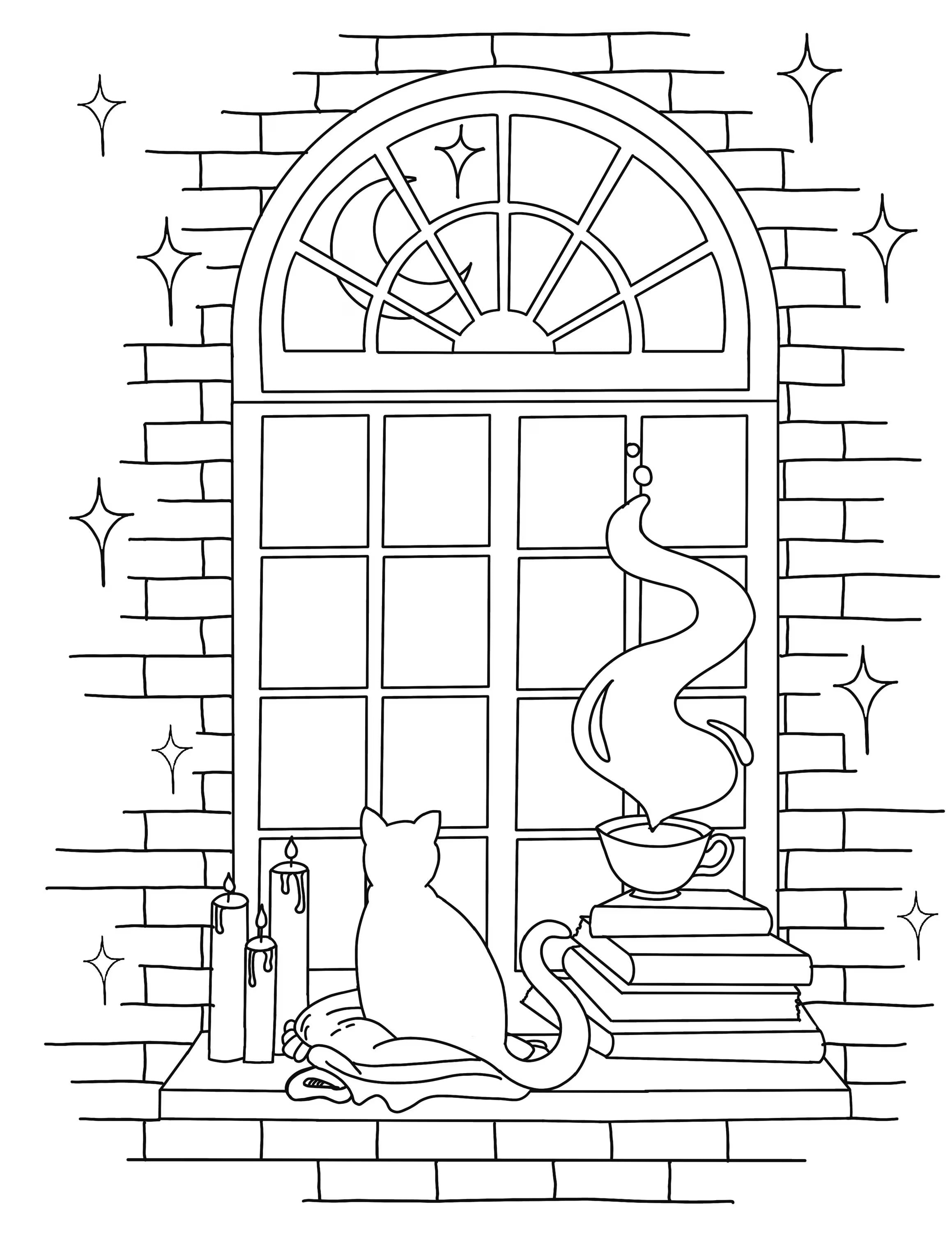 Bookish Adult Coloring Book - Book Lover gifts