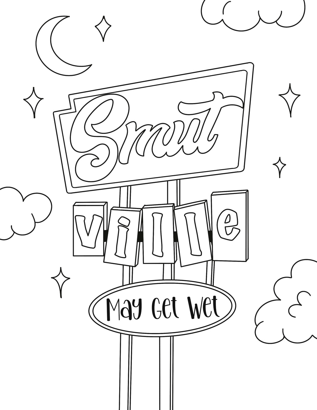 Bookish Adult Coloring Book - Book Lover gifts