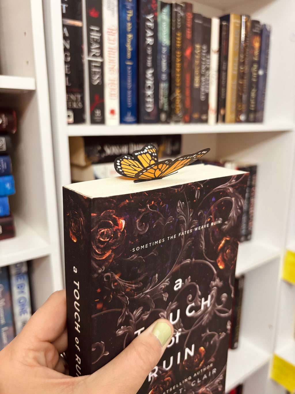 Monarch Butterfly Bookmark - Magical Bookmark - Book Lover Gifts