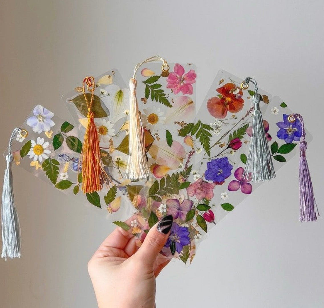 Pressed Flower Bookmark Making Class