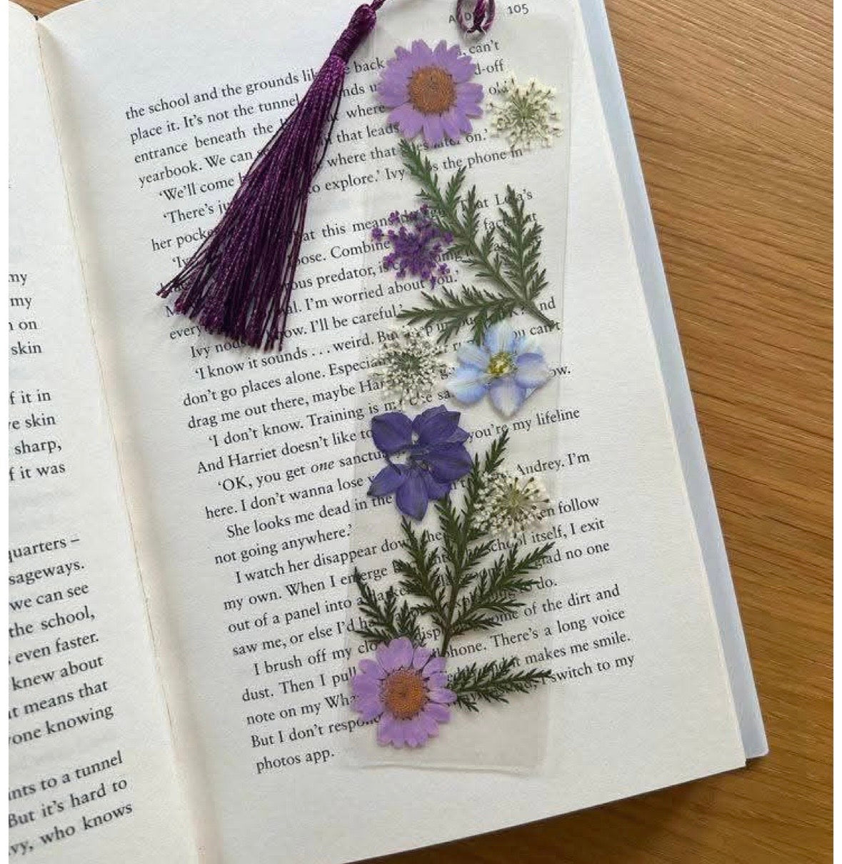 Pressed Flower Bookmark Making Class