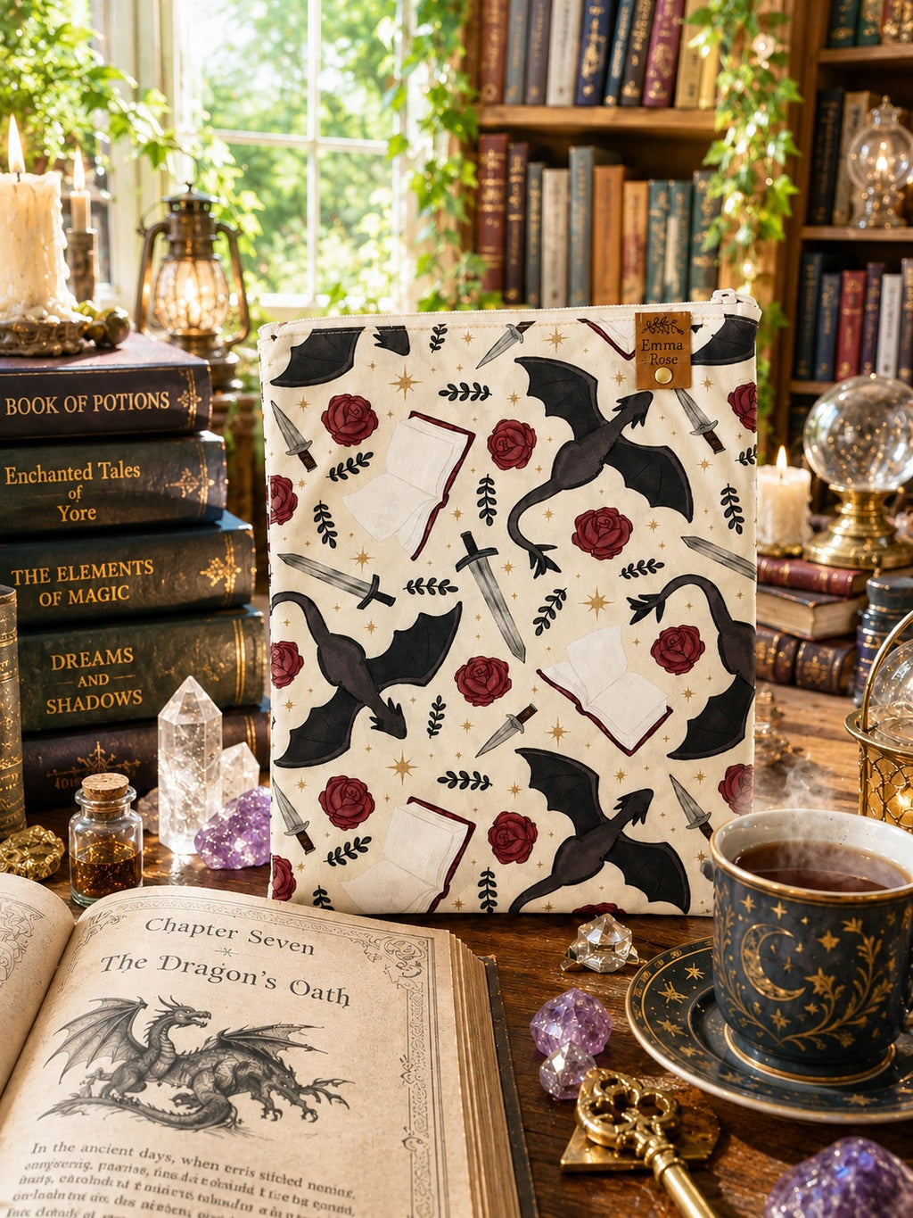 Book Sleeve Cover - Fantasy Books - Book Lover Gifts